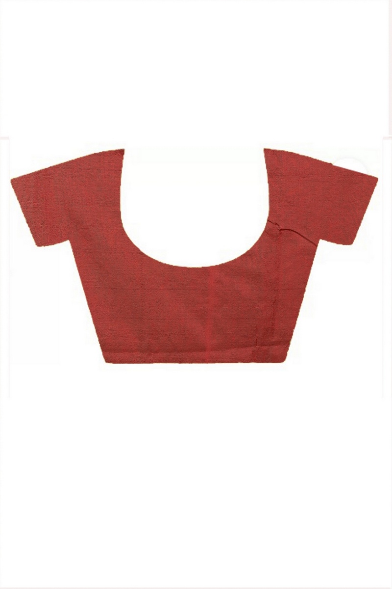 Marun Pure Cotton Keshaka Hand Painted Saree (1985)