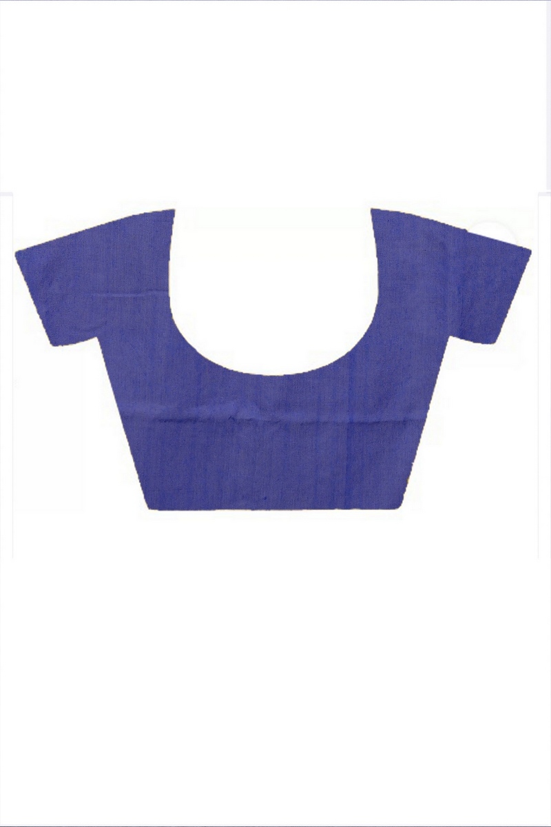 Dark Blue Pure Cotton Keshaka Hand Painted Saree (1991)