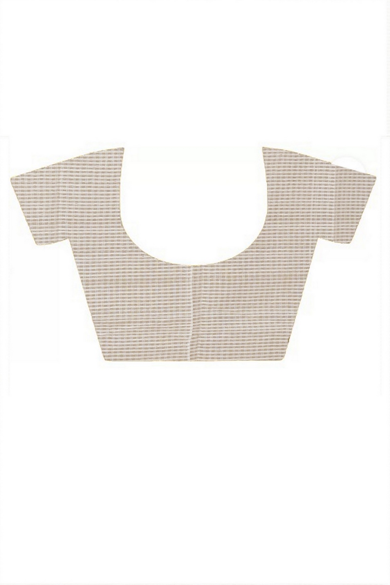 White Red Blended Cotton Aplika Applique Saree (1993)