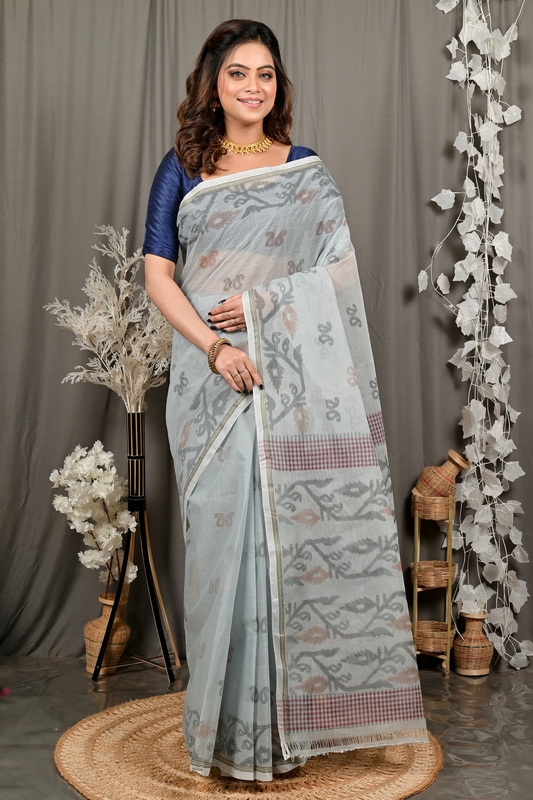 Assh Pure Cotton Divani Tant Saree Print (3018)