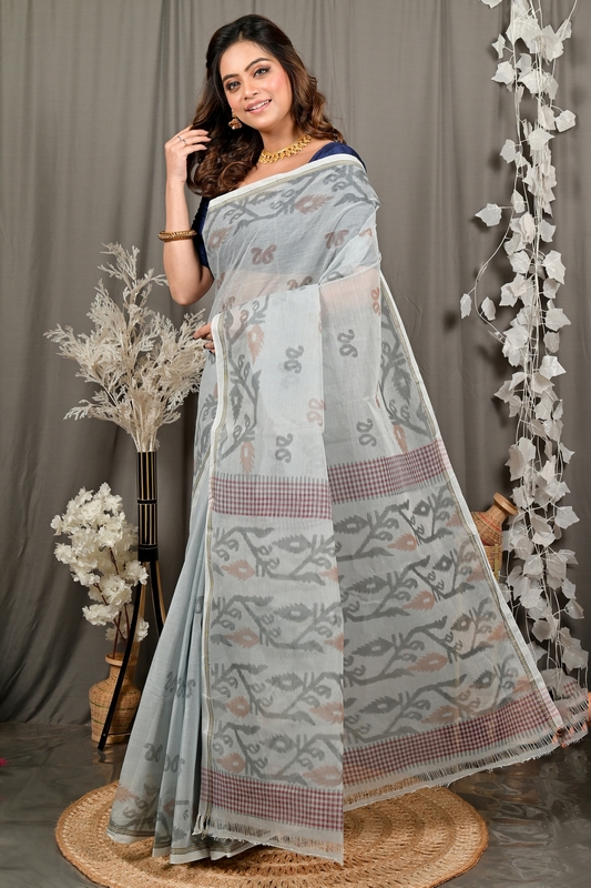 Assh Pure Cotton Divani Tant Saree Print (3018)