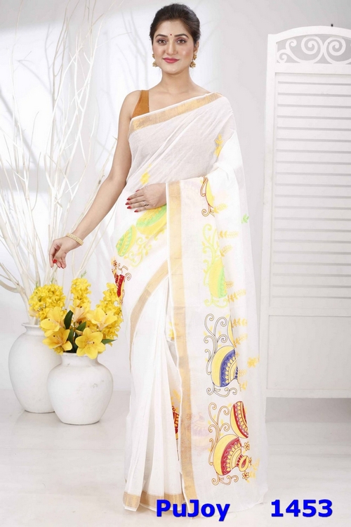 Multy Pure Cotton Leo Tant Embroidery (1453)